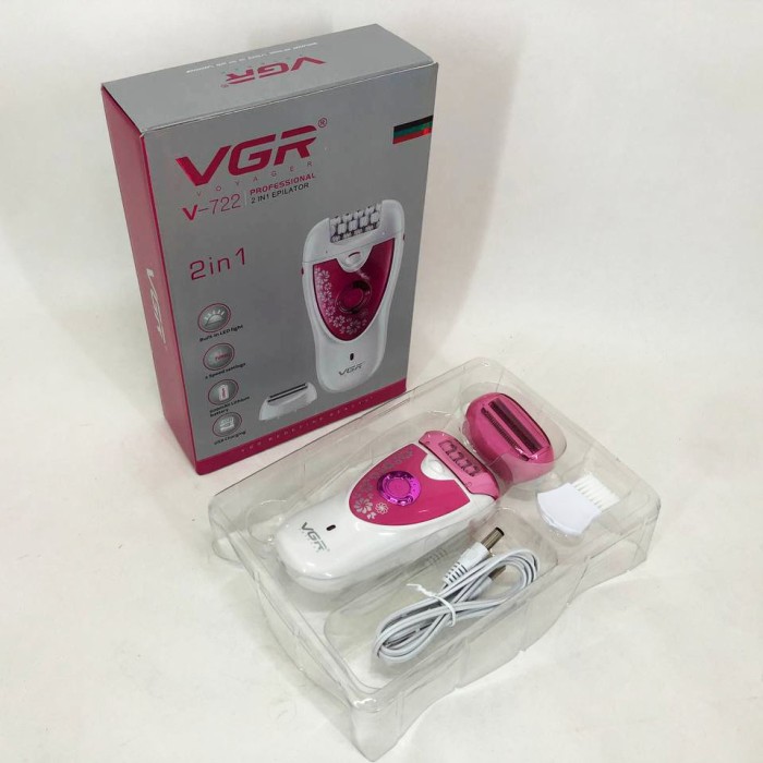 Епілятори для всіх зон VGR, Тример з насадками для жінок Епілятор ніг з тримером YD-48