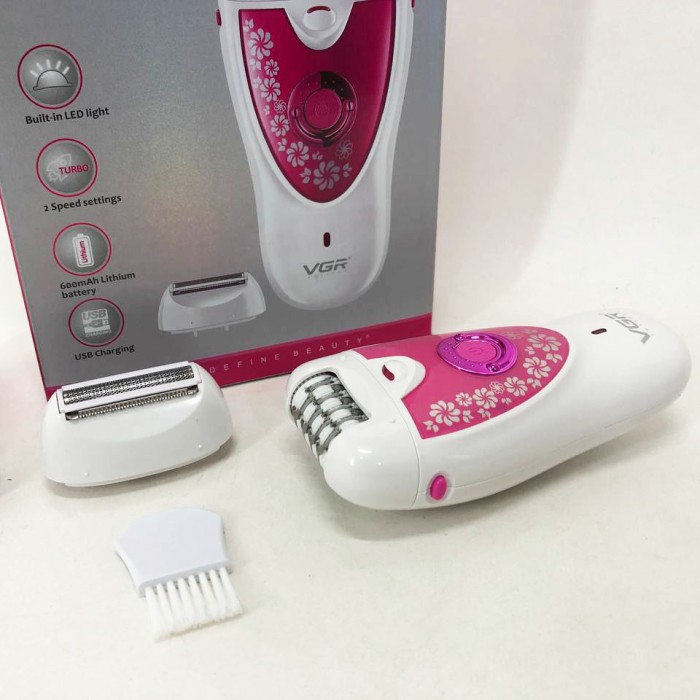 Епілятори для всіх зон VGR, Тример з насадками для жінок Епілятор ніг з тримером YD-48