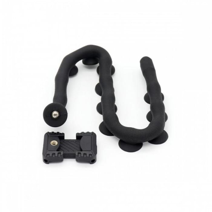 Гнучкий тримач для телефону з універсальними присосками Cute Worm Lazy Holder. WI-178 Колір: чорний