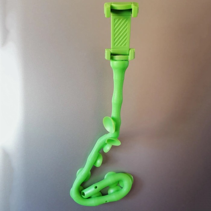 Гнучкий тримач для телефону з універсальними присосками Cute Worm Lazy Holder. Колір: зелений KT-75