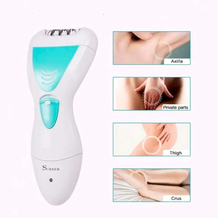 Епілятор з гладким видаленням волосся, Електрична щітка для п'ят, Епілятор для зони пахв XP-29