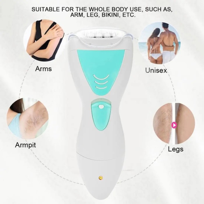 Епілятор з гладким видаленням волосся, Електрична щітка для п'ят, Епілятор для зони пахв XP-29
