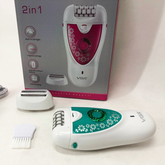 Епілятор для різних частин тіла VGR, Епілятор з гладким видаленням волосся Електричний пилка DQ-86