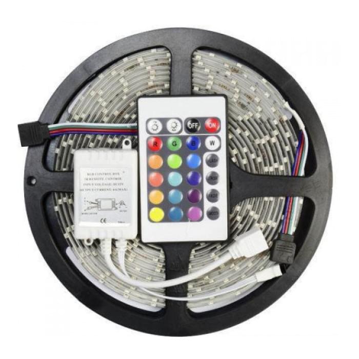 Світлодіодна стрічка smd 50 Світлодіодна стрічка 5050 RGB LED 5 м 220 v, Світлодіодна TF-898 світлова стрічка