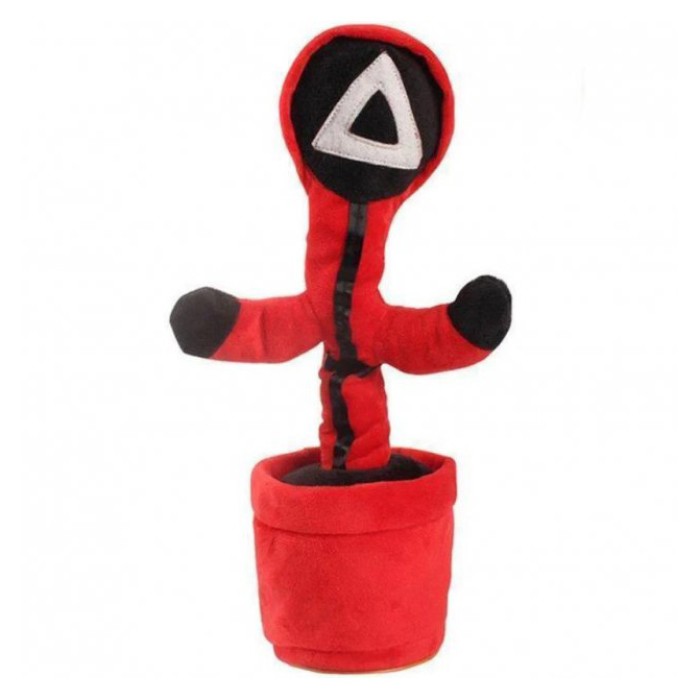 Інтерактивний танцюючий catus музична плюшева розмовляюча іграшка, Яктус повторюшка tiktok GU-89