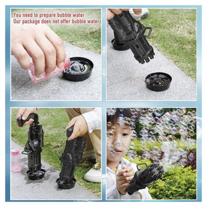 Кулемет дитячий з мильними бульбашками Gatling Мініган WJ 950 HG-18