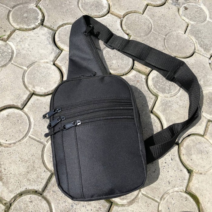Чоловіча сумка крос-боді, Нагрудна сумка бананка містка Армійська для чоловіків MO-69