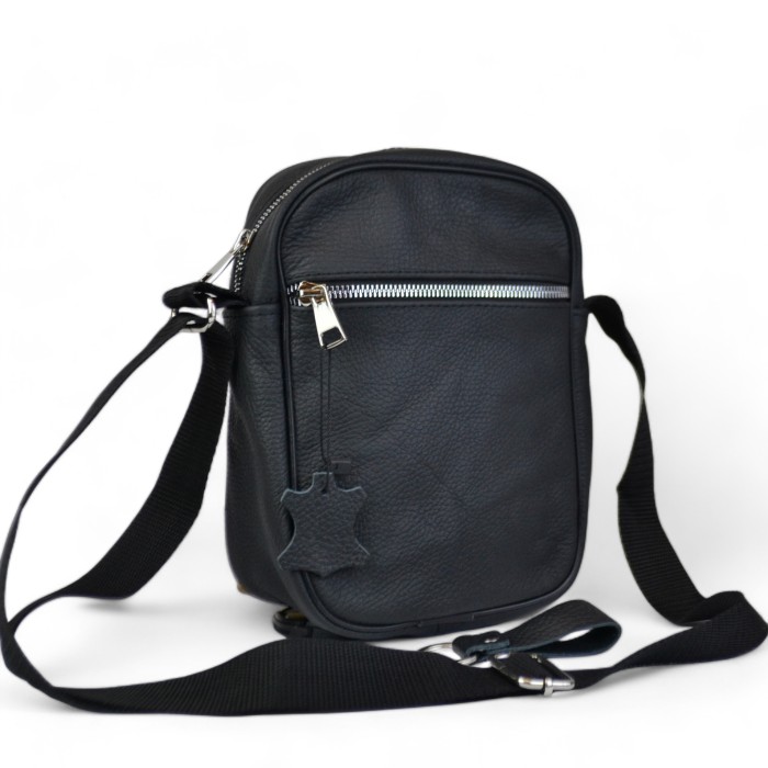Міська сумка-месенджер, Сумки-месенджери поштарки, Сумка шкіряна чоловіча крос боді OF-58