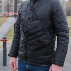 Сумка маленька брезентова, Якісна тактична сумка з кобурою Тактична для чоловіків на плече XO-39