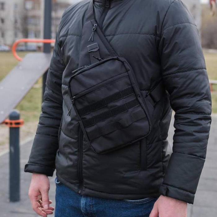 Сумка месенджер кобура, Сумка через плече з військової тканини Чоловіча крос-боді BZ-51