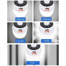 Лампа для кемпінгу якісна JD-2022 Підвісна лампа ліхтар Кемпінговий складаний ліхтар YT-89