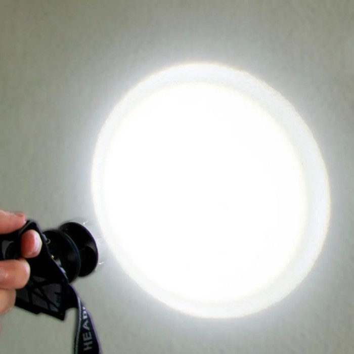 Тактичний ліхтар для риболовлі, Ліхтар на голову для бігу на голову діодний JC-64