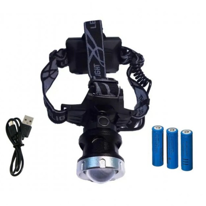 Тактичний ліхтар для риболовлі, Ліхтар на голову для бігу на голову діодний JC-64