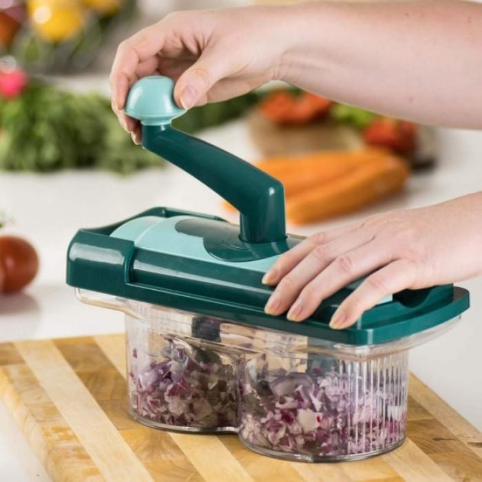 Багатофункціональна універсальна овочерізка Nicer Dicer Twist, Штука для AU-186 нарізки овочів