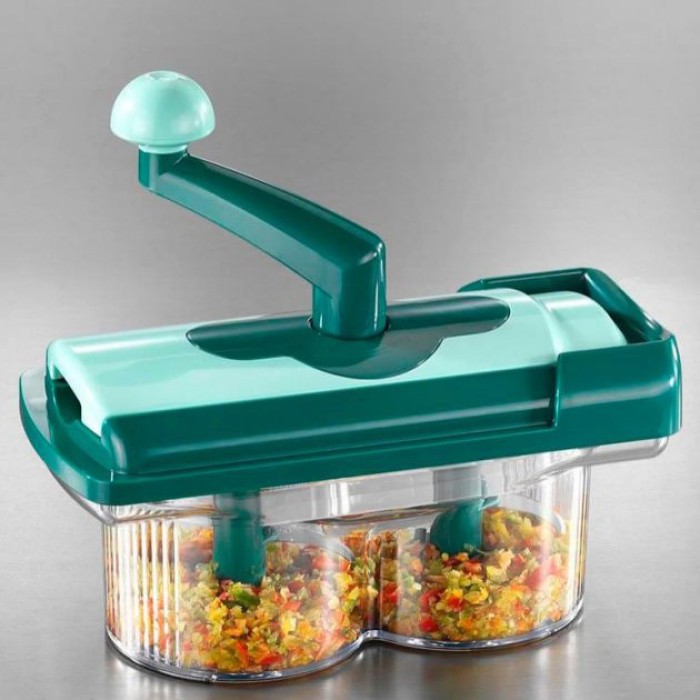 Ломтерізка ручна шатківниця, Ручна овочерізка шинковка з контейнером, Терка слайсер для овочів JR-61