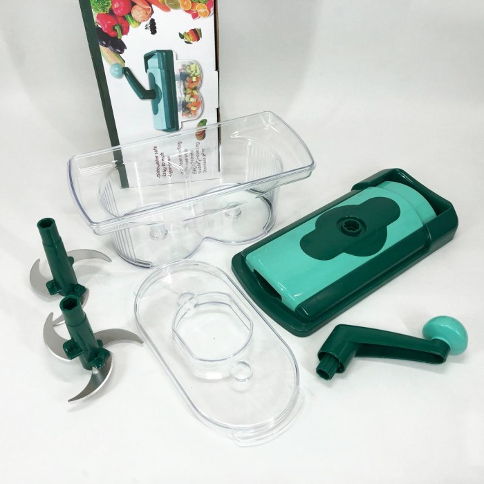 Терка подрібнювач для овочів ручна багатофункціональний Nicer, Подрібнювач цибулі CJ-77