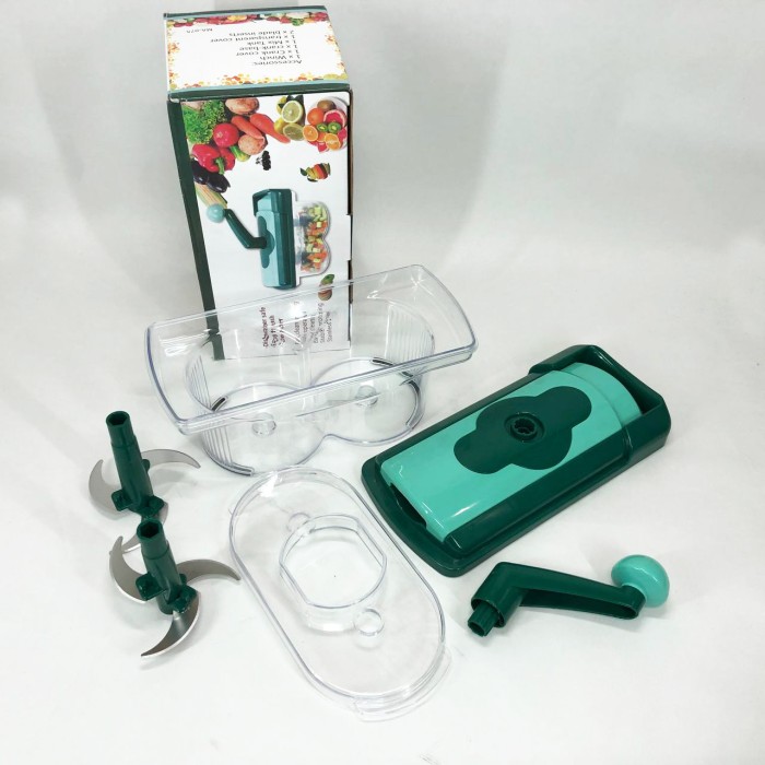 Ломтерізка ручна шатківниця, Ручна овочерізка шинковка з контейнером, Терка слайсер для овочів JR-61