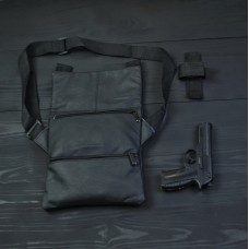 Сумка месенджер кобура, Сумка чоловіча нагрудна Чоловіча планшет з накладним кишенею GU-13