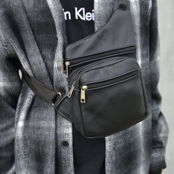 Сумка мішок через плече чоловіча, Сумка слінг для чоловіків Чоловіча через плече носити KJ-78