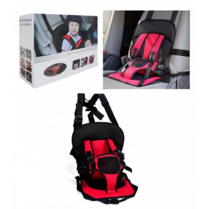 Дитяче автокрісло Multi Function Car Cushion до 5 років. Колір червоний