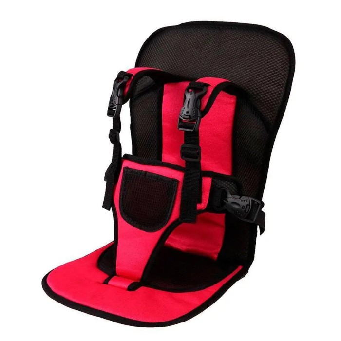 Дитяче автокрісло Multi Function Car Cushion до 5 років. Колір червоний