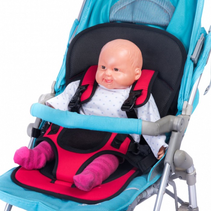 Дитяче автокрісло Multi Function Car Cushion до 5 років. Колір червоний