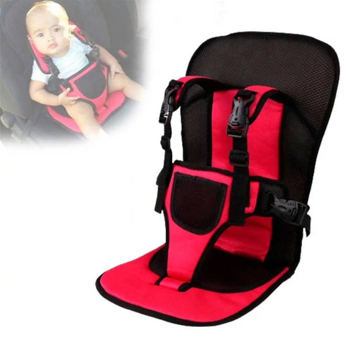 Дитяче автокрісло Multi Function Car Cushion до 5 років. Колір червоний