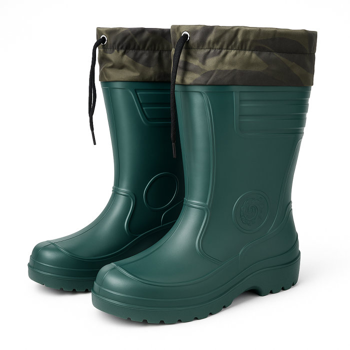 Утеплені чоботи гумові весняні 44р 29см, Чоботи гумові утеплені чоловічі Зручні OL-21