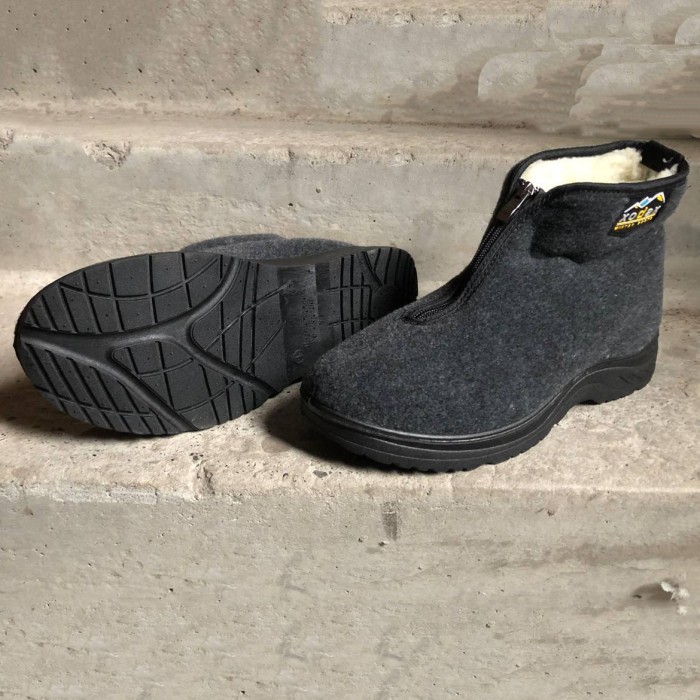 Черевики чоловічі утеплені на застібці 41р 27см, повстяні бурки, домашні чоловічі валянки