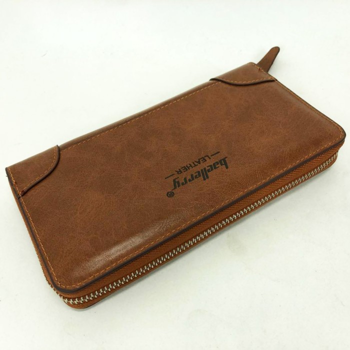 Гарний стильний гаманець для чоловіків Baellerry leather brown, Шкіряний гаманець FH-656 для чоловіків