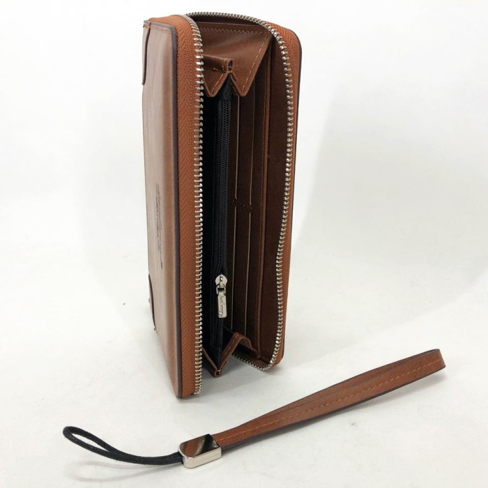 Гарний стильний гаманець для чоловіків Baellerry leather brown, Шкіряний гаманець FH-656 для чоловіків