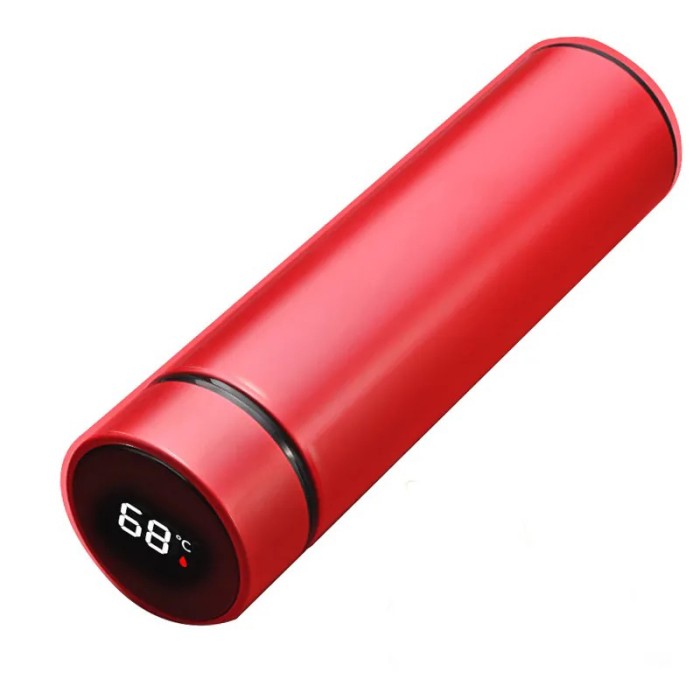 Термокружка з екраном температури напою UNIQUE UN-1006 500мл, Термочашка для автомобіля UB-35