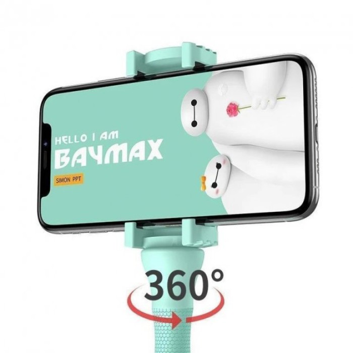 Гнучкий тримач для телефону з універсальними присосками Cute Worm Lazy Holder. Колір блакитний GB-66