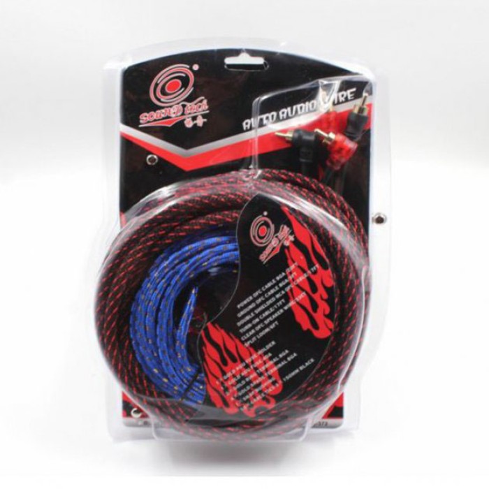 Набір проводів AWG/RCA для встановлення саббуфера KIT 10GA/C011 ZY-64