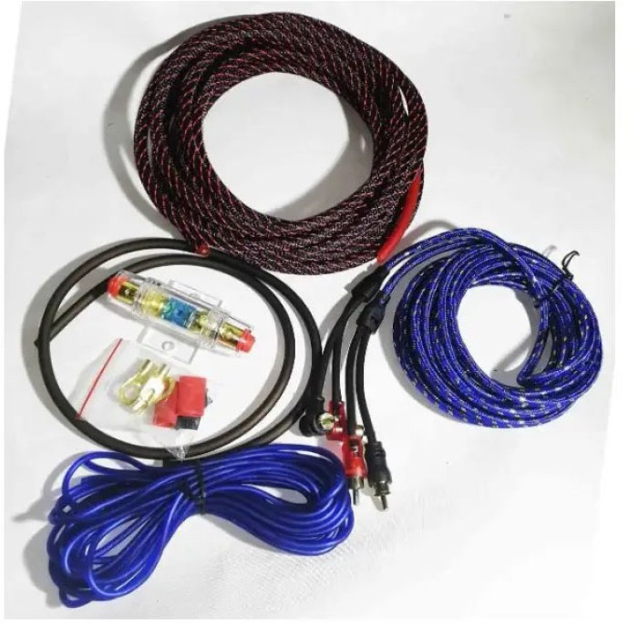 Набір проводів AWG/RCA для встановлення саббуфера KIT 10GA/C011 ZY-64