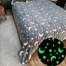 для дітей і підлітків Blanket kids Magic Star 150х100 см, Покривало світяться зірками WC-31