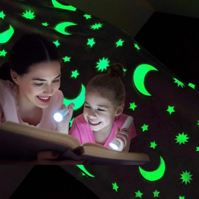 Зоряне покривало Blanket kids Magic Star 150х100 см, Ковдра що світиться, Ковдра що світиться IU-133 в темряві