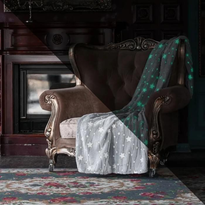 Зоряне покривало Blanket kids Magic Star 150х100 см, Ковдра що світиться, Ковдра що світиться IU-133 в темряві