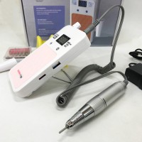 Електричний фрезер для нігтів з підсвічуванням Nail Drill YT-928 белый, Хороший фрезер для манікюру JY-71