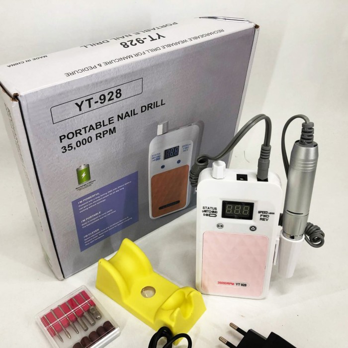 Портативний фрезер для нігтів Nail, Фрезер для манікюру і корекції нігтів Фреза і педикюру PL-55