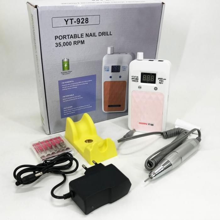 Якісний фрезер для манікюру Nail Drill YT-928 белый, Фрезер для LK-510 апаратного манікюру