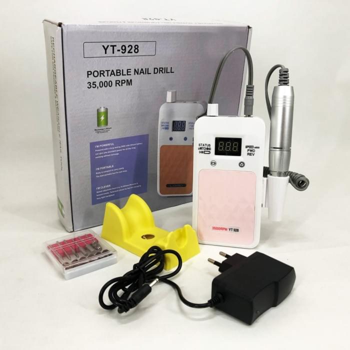 Якісний фрезер для манікюру Nail Drill YT-928 белый, Фрезер для LK-510 апаратного манікюру