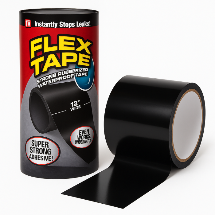 Водонепроникна ізоляційна надміцна скотч-стрічка Flex Tape 30 см