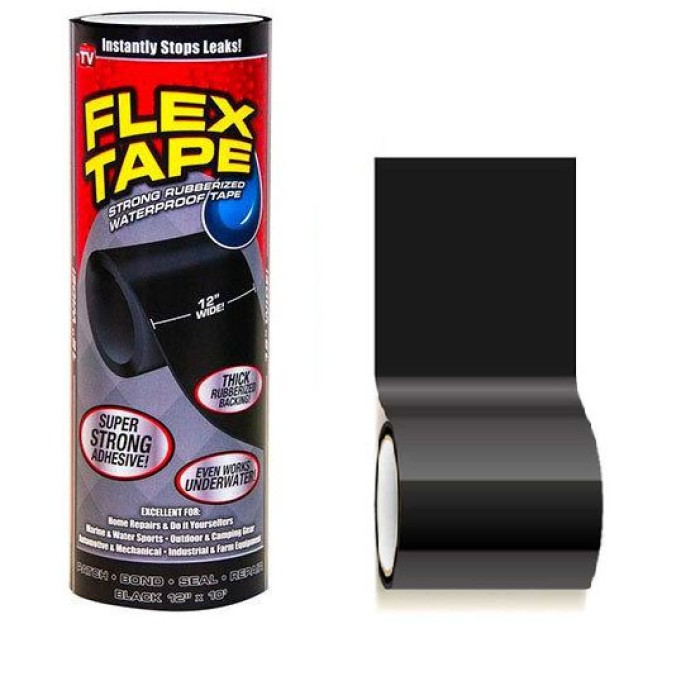 Водонепроникна ізоляційна надміцна скотч-стрічка Flex Tape 30 см SN-52
