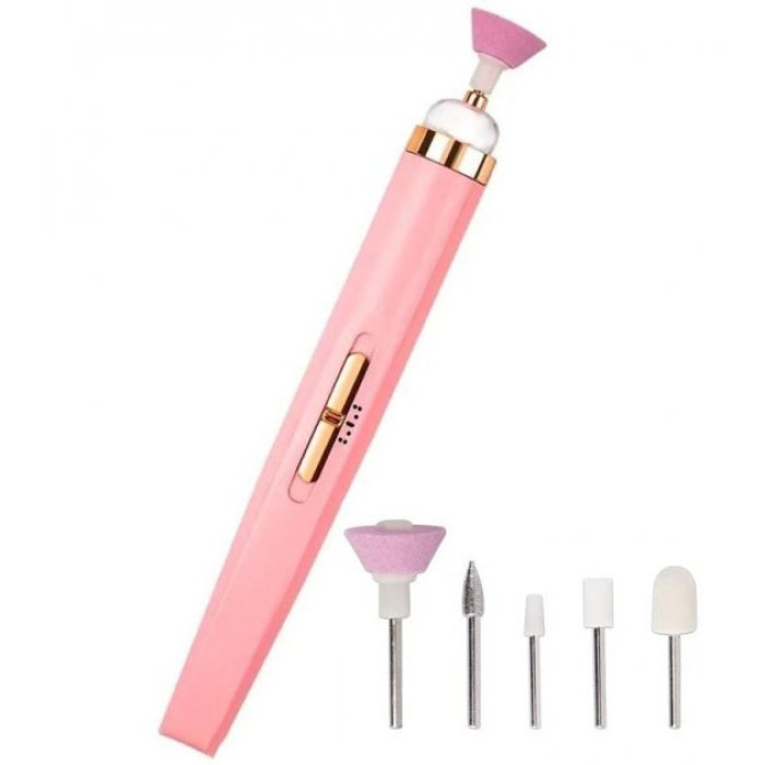 Апаратні інструменти для манікюру Flawless Salon Nails розовый, Фрезер для манікюру HC-51