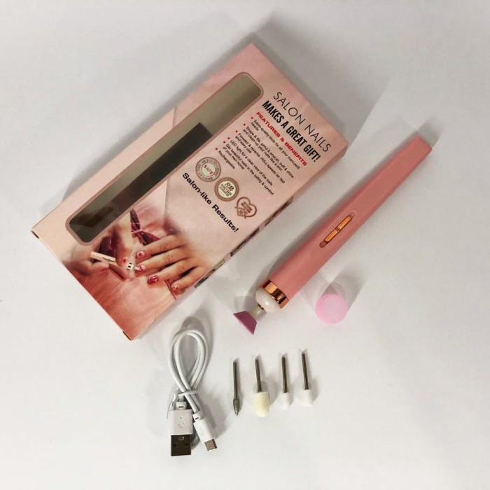 Апаратні інструменти для манікюру Flawless Salon Nails розовый, Фрезер для манікюру HC-51
