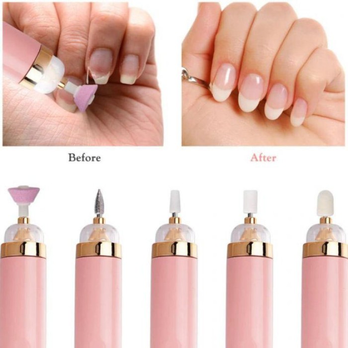 Апаратні інструменти для манікюру Flawless Salon Nails розовый, Фрезер для манікюру HC-51