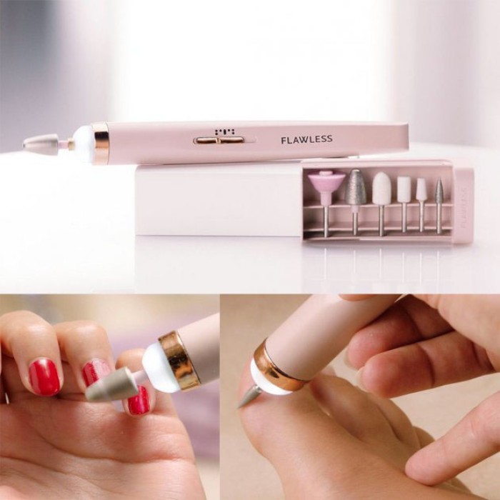 Фрезер для манікюру та педикюру Flawless Salon Nails, ручка фрезер для манікюру Pink