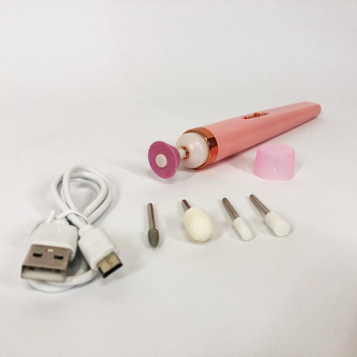 Фрезер для манікюру та педикюру Flawless Salon Nails, ручка фрезер для манікюру Pink