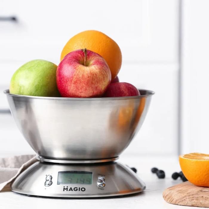 Ваги для продуктів MAGIO MG-695, Ваги харчові, Ваги для їжі кухонні, Мірні ваги WG-377 для кухні